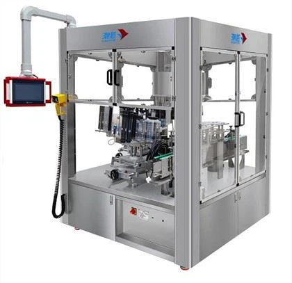 Mesin Pelabelan Stiker Botol Bulat Otomatis